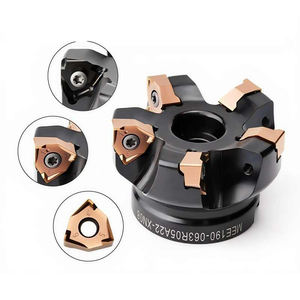 MEE190ตัวแทรกแบบ XNEX080608สองด้าน90 ° สำหรับเหล็กหล่อ/เหล็กกล้าความเร็วสูง - Product Image 5