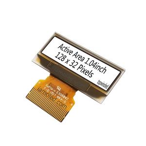1.04 polegadas 1.04 ''1.04 polegadas cor Branca tipo de conector 30pin tela oled 128x32 pixels UG-2832TSWGG05 com interno DC/DC dentro - Product Image 1