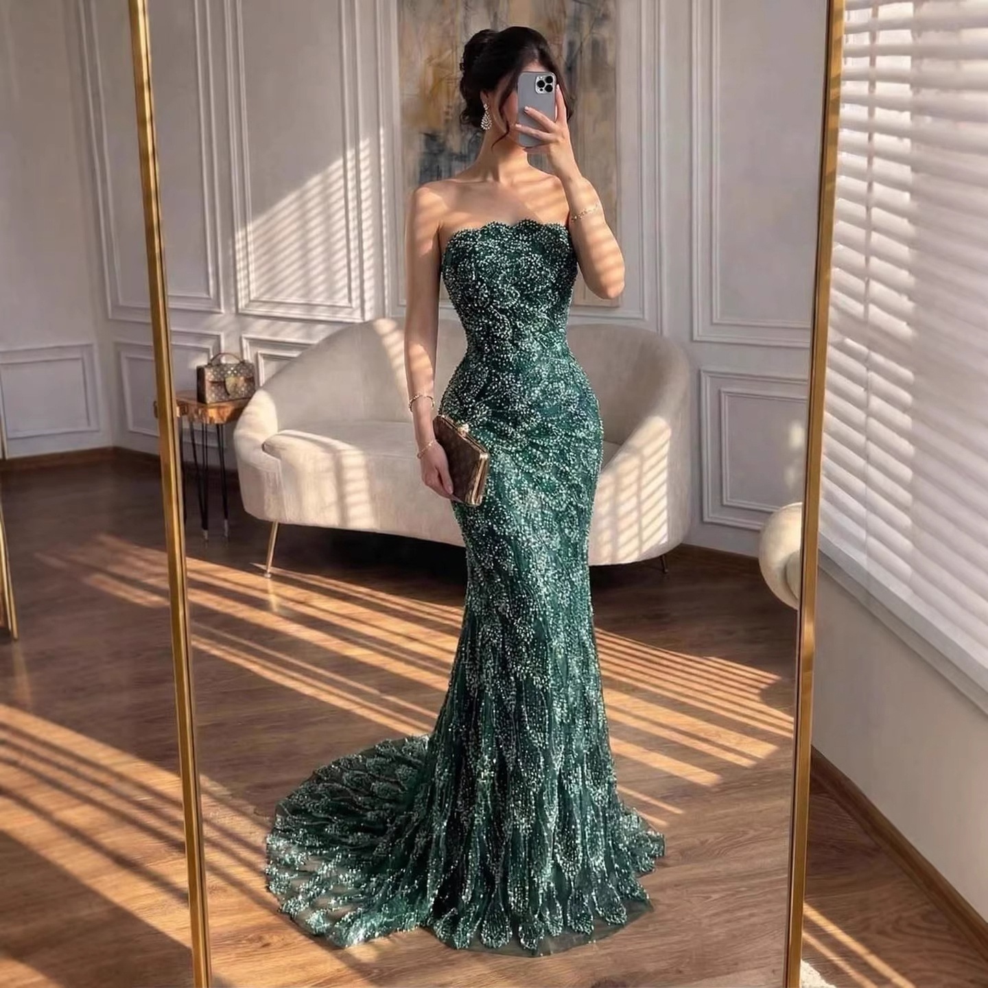 formal ladies dresses for weddings Long A Line Off Shoulder Floral Evening Gown style:Backless