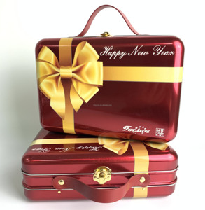 Caja de lata de metal de gran capacidad personalizable reciclable en promoción para almacenamiento de alimentos y regalos - Product Image 2