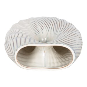 Vaso in ceramica con design a spirale testurizzato per soggiorno, decorazione per la casa, accessorio da tavolo - Product Image 4