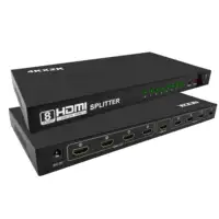 4K * 2K 3D 8 Port Hdmi Splitter 1 In 8 Out Audio Video V 1.4 Amplifier hdmi splitter 1x8 For Hd Tv Ps3