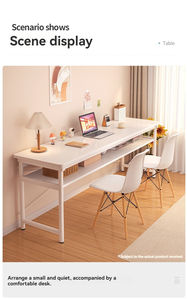 Escritorio Hogar Dormitorio de niñas Mesa larga Simple Renta House Wal Mesa larga Banco DE TRABAJO Balcón Escritorio de computadora estrecho - Product Image 6