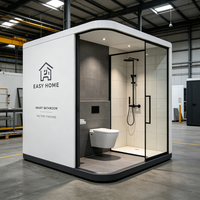 Unit Kamar Mandi Prefabrikasi Portabel Pemasangan Cepat Kamar Mandi Modular untuk Bangunan Sementara