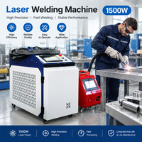 Machine de soudage au laser à fibre portative de 1500 W refroidie à l'eau 4 en 1 pour les ustensiles de cuisine en acier inoxydable