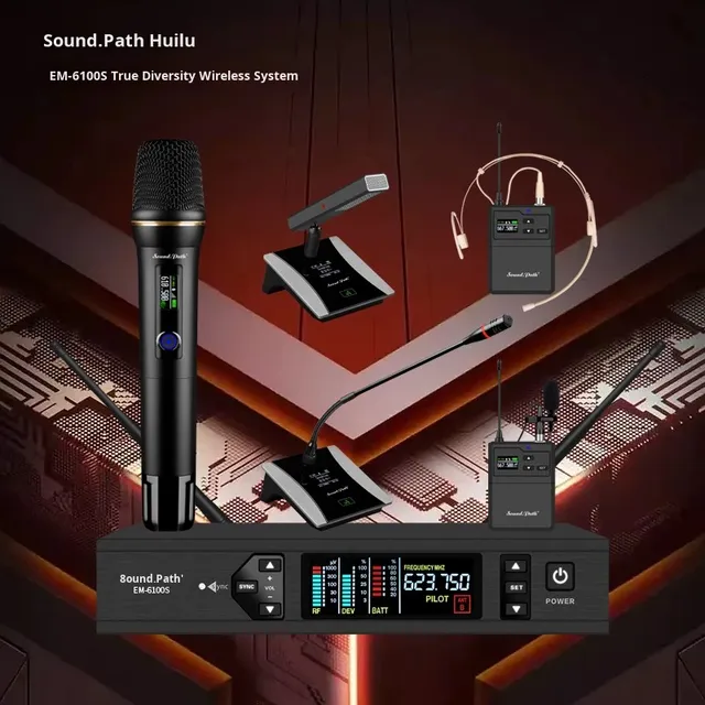 One-To-One True Diversity 1CH Mono Wireless Microphone Professional Outdoor Stage Performance Lavalier 1 Year Warranty