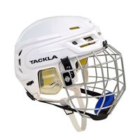 Casque de hockey sur glace et de hockey sur roulettes pour adultes et enfants, en matériau ABS résistant aux impacts, protection pour le patinage, avec ou sans logo