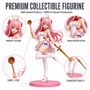 Statuetta Anime Personalizzata Elfo Fata Fantasy, Action Figure OEM ODM, Giocattolo Designer, Fabbrica di Giocattoli in PVC, Modellino da Collezione in Vinile 3D - Product Image 1