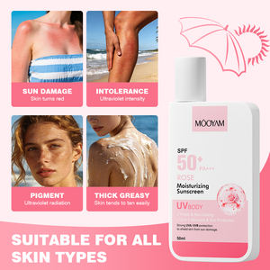 Produits de soin de la peau coréens en marque privée OEM, crème solaire UV, crème solaire imperméable, crème hydratante à la rose, SPF 50, PA+++, - Product Image 4