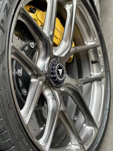 ล้อฟอร์จ Satin Silver 5x112 5x120 สำหรับรถ BMW F96 X6M X5M F95 M3 G80 M4 CSL M5 สำหรับรถ <span class=keywords><strong>Audi</strong></span> E-tron <span class=keywords><strong>GT</strong></span> A5 RS5 สำหรับรถ Porsche 911 Carrera - Product Image 4