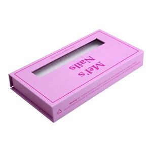 <span class=keywords><strong>Caja</strong></span> <span class=keywords><strong>de</strong></span> Cartón para Empaque <span class=keywords><strong>de</strong></span> Uñas Cosméticas, Personalizada por el Fabricante, Biodegradable, <span class=keywords><strong>de</strong></span> Alta Calidad, Color Rosa - Product Image 5
