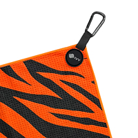Serviette de golf en microfibre Wuxi Ivy, populaire, avec clip magnétique, serviette de golf à tissage gaufré avec aimant
