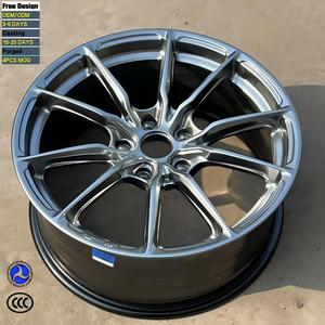 <span class=keywords><strong>ล้อ</strong></span>รถโดยสารอัลลอยขนาด18-20นิ้วเหมาะสำหรับ BMW Tesla Volkswagen 5X112 5X114.3<span class=keywords><strong>ขอบ</strong></span>รถ - Product Image 1