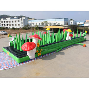 Pista de obstáculos inflable para adultos grandes, 20m de largo, para eventos grandes o actividades deportivas - Product Image 1