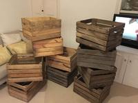 Caisse à pommes en bois vintage boîte en bois décor de mariage caisses à pommes en bois bon marché