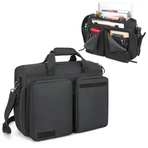 GuangDong OEM Customized Black 600D Oxford Portable Men Business Briefcase Computer Bag