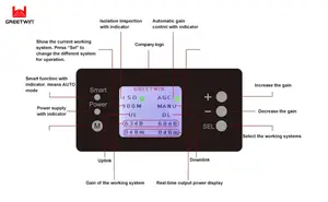 Tri-band 23dBm GSM CDMA800/850 PCS1900 LTE2600 mobile del segnale del ripetitore 3g 4g lte