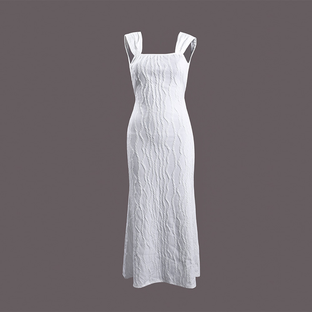 women's white dress graduation Walking Down the Aisle White Mini Dress main image 0