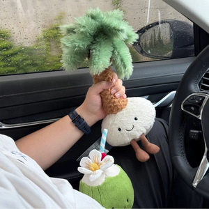 s JcSummer Parmi Palm Tree Coconut Bambola di Peluche, Giocattolo Confortevole e Regalo per Amici, Nuovo Giocattolo a Forma di Pianta - Product Image 3