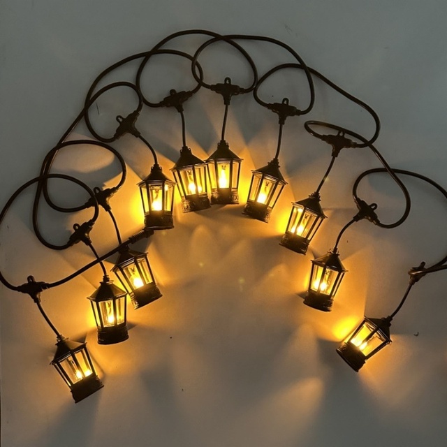 Outdoor Camping Queue Club LED Retro Festival Atmosphere Light Decorative Waterproof Light Hanging Light String