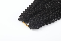 Lot de Cheveux au Crochet Effet Plume pour Coiffeur, Textures Mixtes Kinky Curly Deep Wave, Kit de Démarrage à Fil Invisible, Vente en Gros