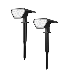Projecteurs extérieurs les plus vendus étanche 12LED applique murale réglable pour allée jardin projecteurs LED à énergie solaire - Product Image 3