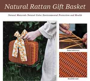 New Unique Rattan Birthday Gifts Set Relaxing Bath Spa Gifts for Her Women Friend Factory Customized Get Well Soon Gifts Basket - Product Image 6