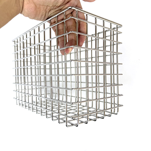 耐錆性ステンレス鋼ワイヤーバスケット屋外および食品加工用-長持ち品質 - Product Image 3