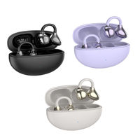 Casque sans fil à clipser Q107 de haute qualité avec affichage numérique, écouteurs pour le sport, smartphone, clip d'oreille tactile