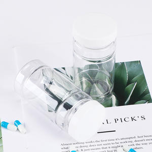 Bouteille PET de 250 ml, distributeur automatique de bouteilles, <span class=keywords><strong>vase</strong></span> <span class=keywords><strong>en</strong></span> bambou, emballage de bouteilles de vitamines, conteneur carré plat pour pilules - Product Image 2