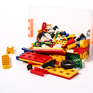 Giocattolo educativo in plastica POTENTIAL STEM per bambini dai <span class=keywords><strong>3</strong></span> anni in su, giocattolo da costruzione con diverse forme di pezzi QL-030(E) - Product Image 5