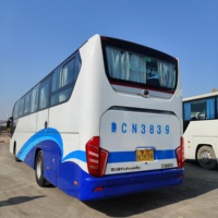 Bus de tourisme d'occasion pas cher, 50 places, double porte, bus de ville, bus de Chine