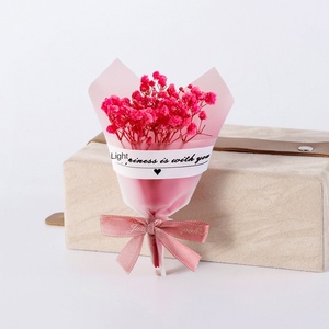Confezione Regalo di Fiori Secchi di Ginseng in Miniatura, <span class=keywords><strong>Rose</strong></span> Conservate e Fiori Immortali per Natale e Matrimoni - Product Image 6