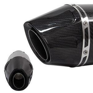 Silencieux d'échappement de moto universel 51mm en fibre de carbone 570MM pour R1M ZX10R GSXR1000 <span class=keywords><strong>CB1000R</strong></span> RSV4 S1000RR V4 - Product Image 3