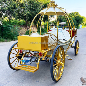 Chariot de <span class=keywords><strong>Cendrillon</strong></span> Électrique en Forme de Citrouille pour Mariages et Événements Royaux, Couleur Personnalisée, Capacité 6 Personnes - Product Image 4