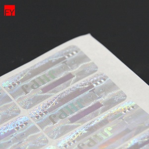 Adesivi olografici Laser Glitter Image adesivo ologramma spazio impermeabile triangolo ordinario