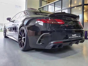 למרצדס בנץ W217 C217 BR בסגנון סיבי פחמן S קופה S63 פגוש אחורי פגוש אחורי רכב 217 S63 s65 amg - Product Image 2