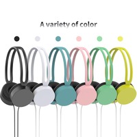 Earphone & Headphone Headset Berkabel 3.5mm Headphone Musik Anak Berkabel Headphone Over-ear