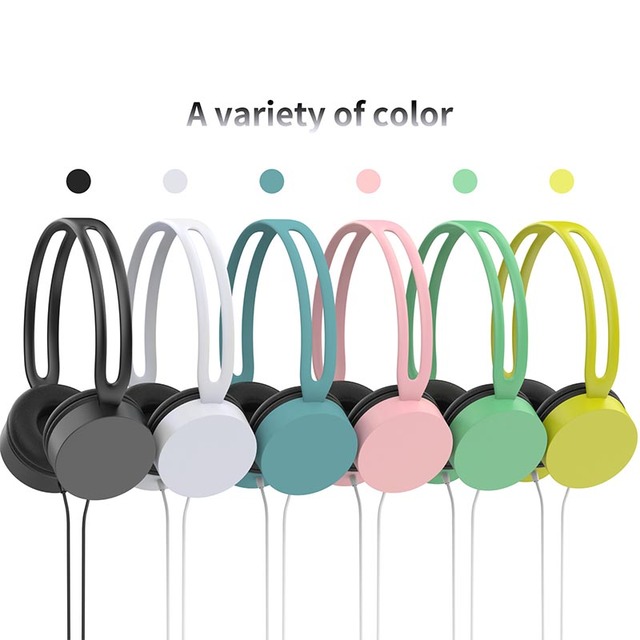 Earphones & Headphones Wired Headset 3.5mm Wired Kids Music Head Phone Over-ear Headphones