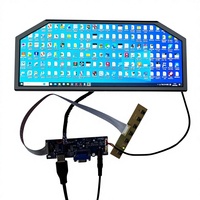 Module d'écran TFTLCD 12,3'' avec interface LVDS pour tableau de bord de véhicule électrique et cluster de vélo électrique, 1920*720, 1000 Nits, pour extérieur, projet OEM