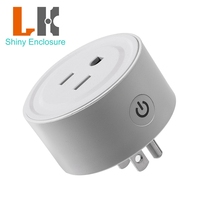 Boîtier intelligent Wi-Fi sans fil standard US 54*54*51mm avec minuterie et contrôle à distance via application mobile