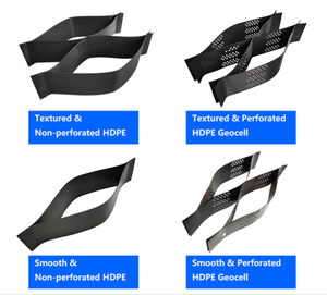 Waben kies stabilisator Hdpe Geocell Preis für Auffahrt Baumaterial Oberflächen schweiß zelle Geocell