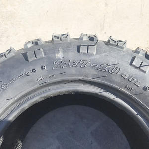 Pneus tout-terrain sans chambre à air 21x7-10 pour ATV et UTV, pneus tout-terrain 4 plis Super Mud 21x7-10 pour tondeuses autoportées et voiturettes de golf - Product Image 4