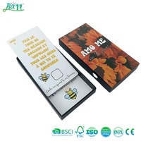Kartu Tarot Kertas Inti Hitam Premium Buatan Khusus OEM Kartu Oracle Ramalan Profesional dengan Cetakan Foil Emas