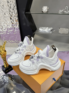 2025 Phụ Nữ Của Thiết Kế Chunky Sneakers Chất Lượng Cao Thoải Mái Vòm Hỗ Trợ Trọng Lượng Nhẹ Da Chính Hãng Lót TPU Thời Trang - Product Image 5