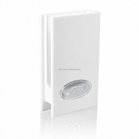 Porte-allumettes ovale classique en acrylique blanc Shabbos Judaica
