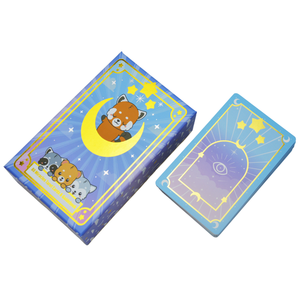 Cartes de tarot <span class=keywords><strong>à</strong></span> prix d'usine avec guide Cartes de tarot <span class=keywords><strong>à</strong></span> impression personnalisée avec bords en feuille d'argent - Product Image 2