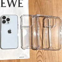 Coque de téléphone 3-en-1 transparente 360°, étanche, antichoc, design luxueux PC+TPU pour 16 15 14 13 12 11 Pro Max Plus, échantillon gratuit