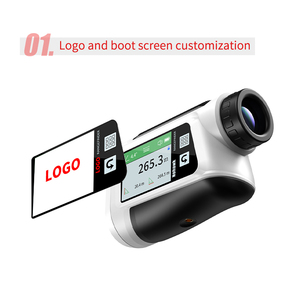 Télémètre <span class=keywords><strong>laser</strong></span> de golf NP 800m Offre Spéciale avec écran tactile LCD couleur et service de personnalisation de diffusion vocale en anglais - Product Image 2