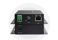 Convertidor PoE de 500 Metros 10/100Mbps de un Solo Puerto Ethernet y Alimentación a través de 2 Cables, Extensor PoE de Par Trenzado para Cámaras IP